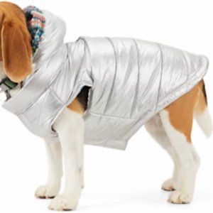 YOULY The Explorer Metallic Dog Puffer Jacket, Medium🤩